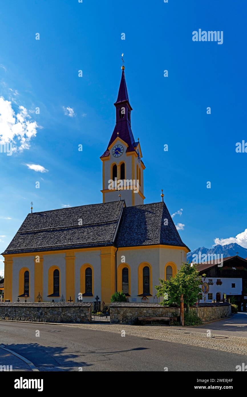 Pfarrkirche Igls Stock Photo