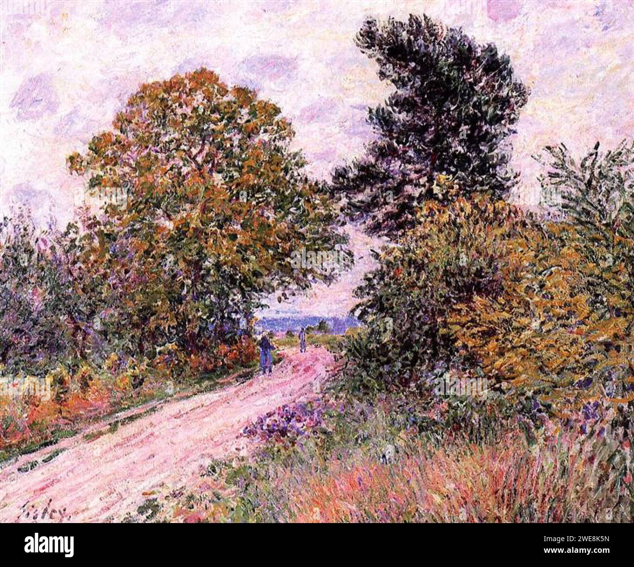 Sisley,LISIERE DE LA FORET DE