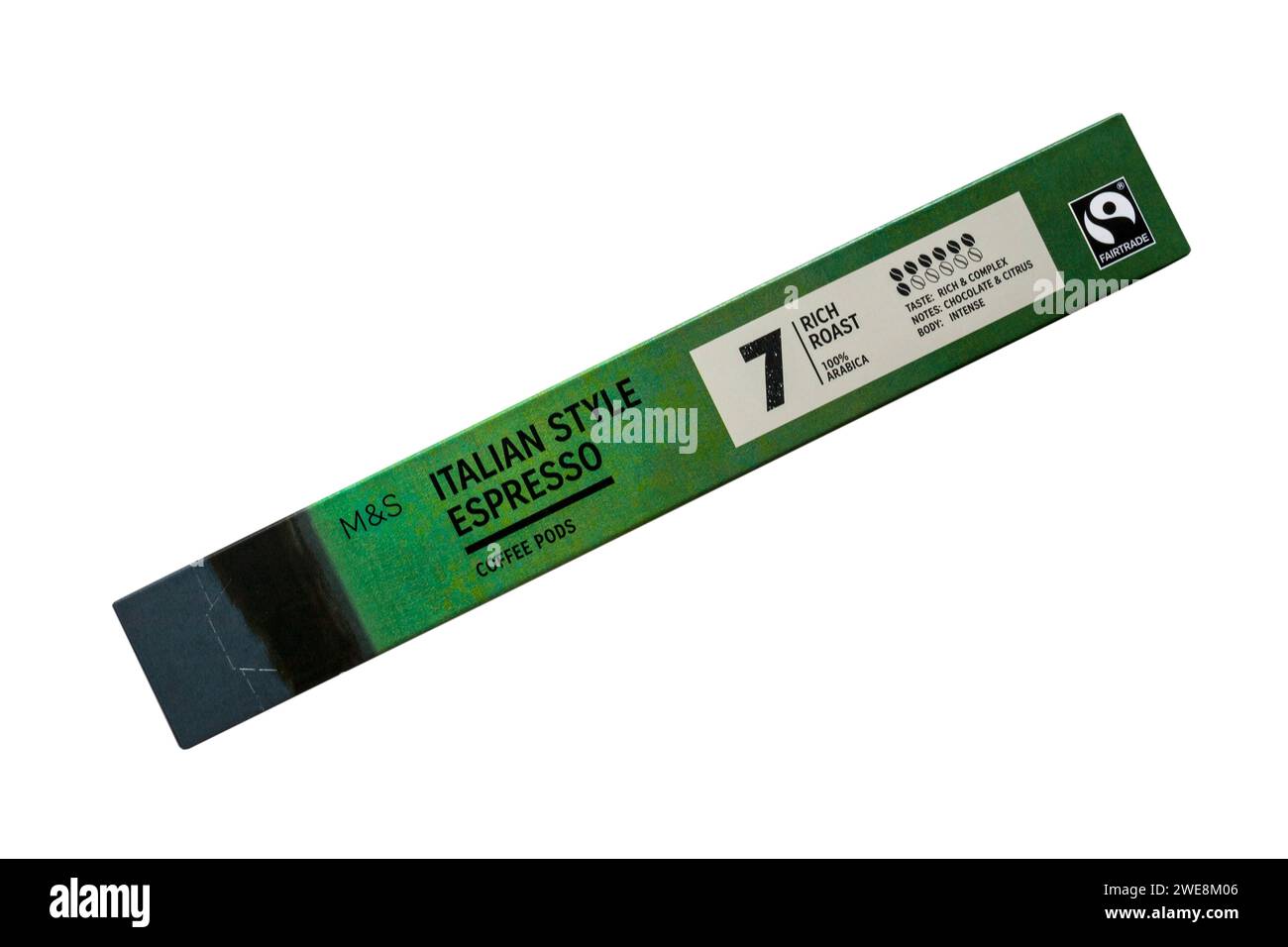 Box of Italian Style Espresso coffee pods from M&S rich roast 100