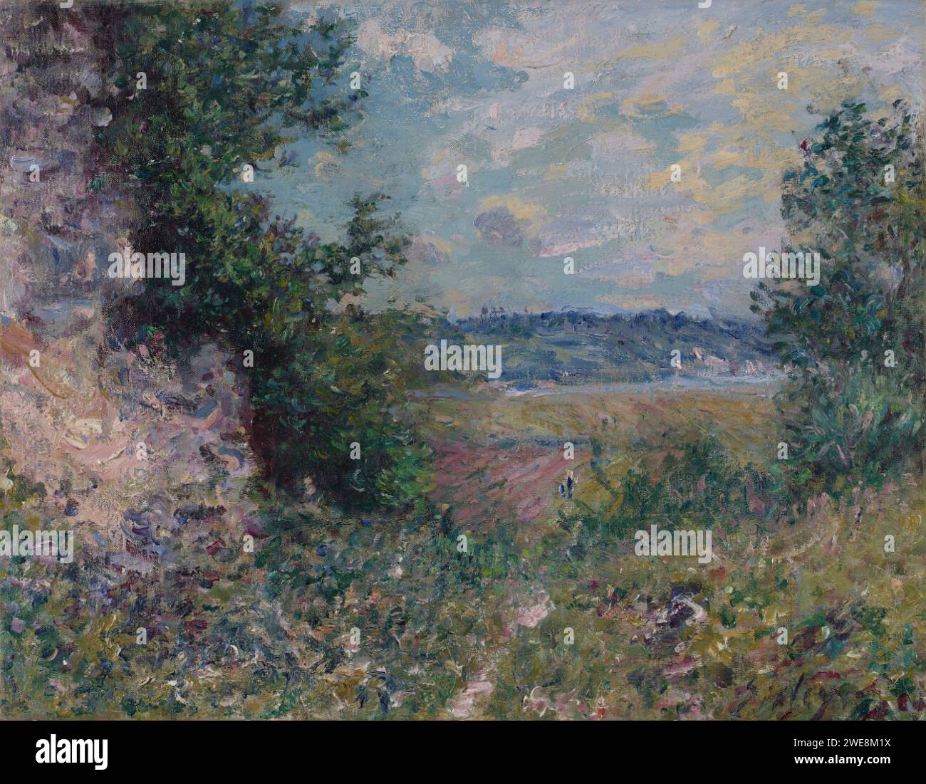 Alfred Sisley (1839 - 1899) - a la lisière du bois printemps 1885