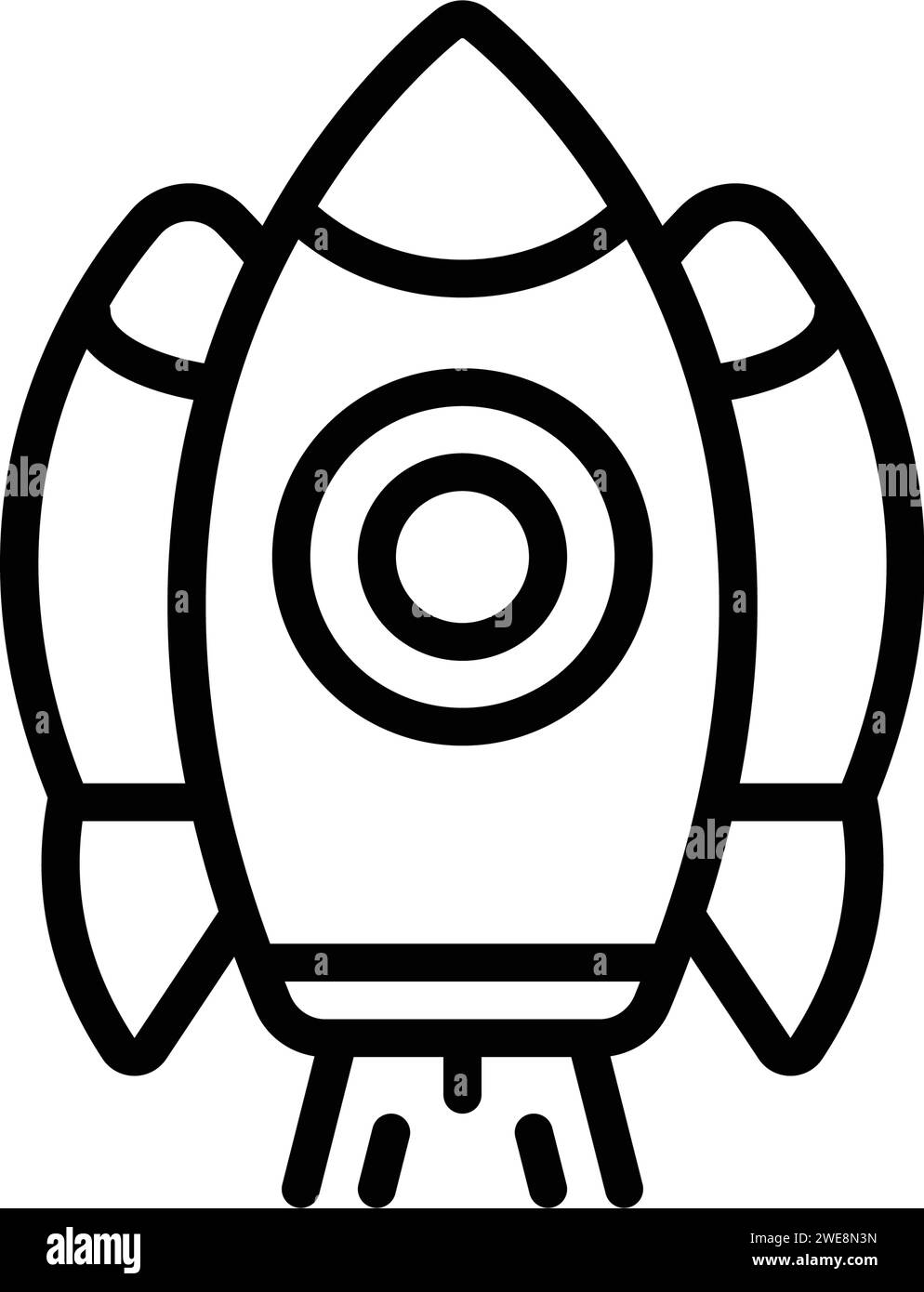 Icon for rocket ship,launch Stock Vector Image & Art - Alamy