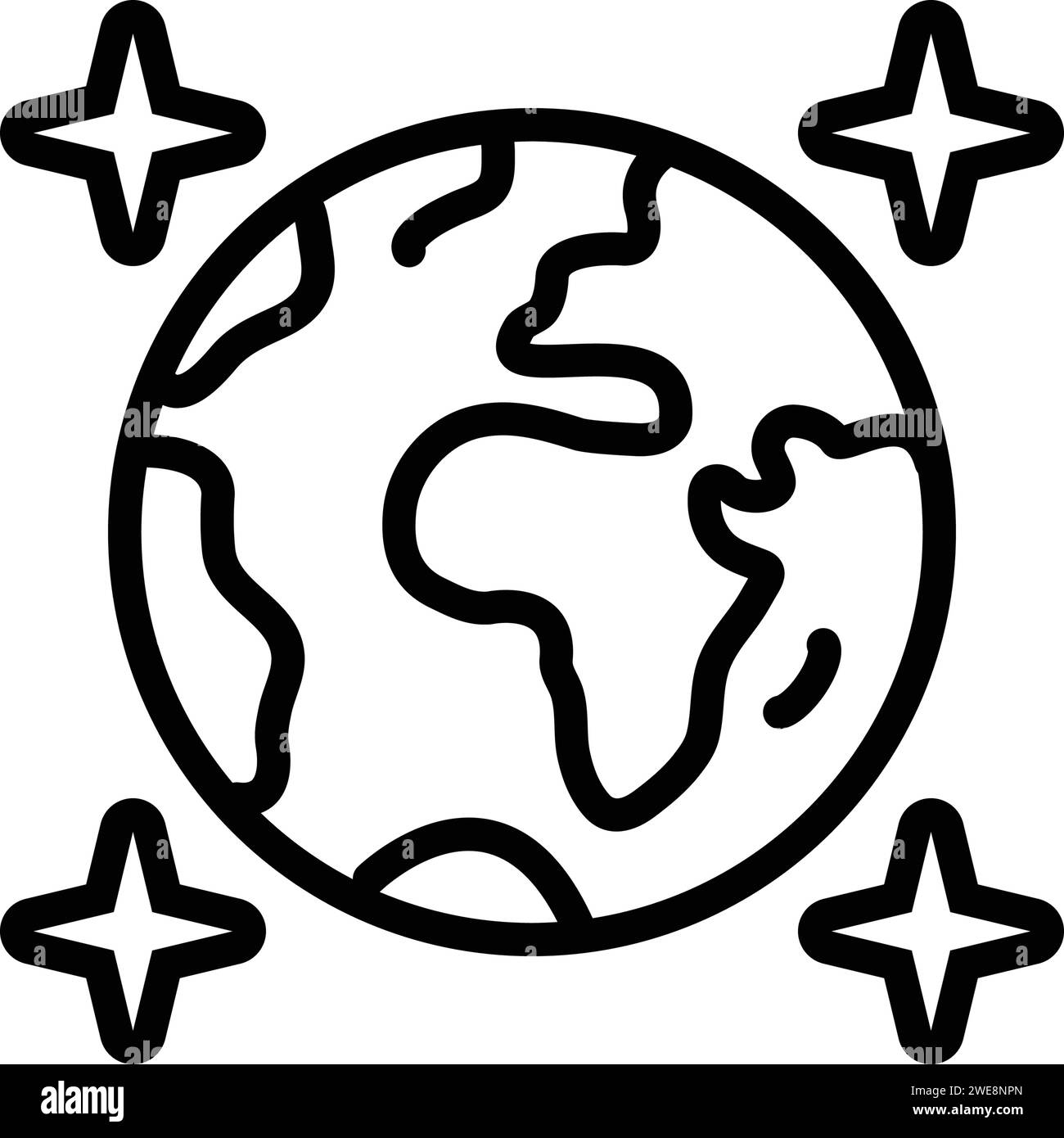 Icon for planet earth,planet Stock Vector Image & Art - Alamy