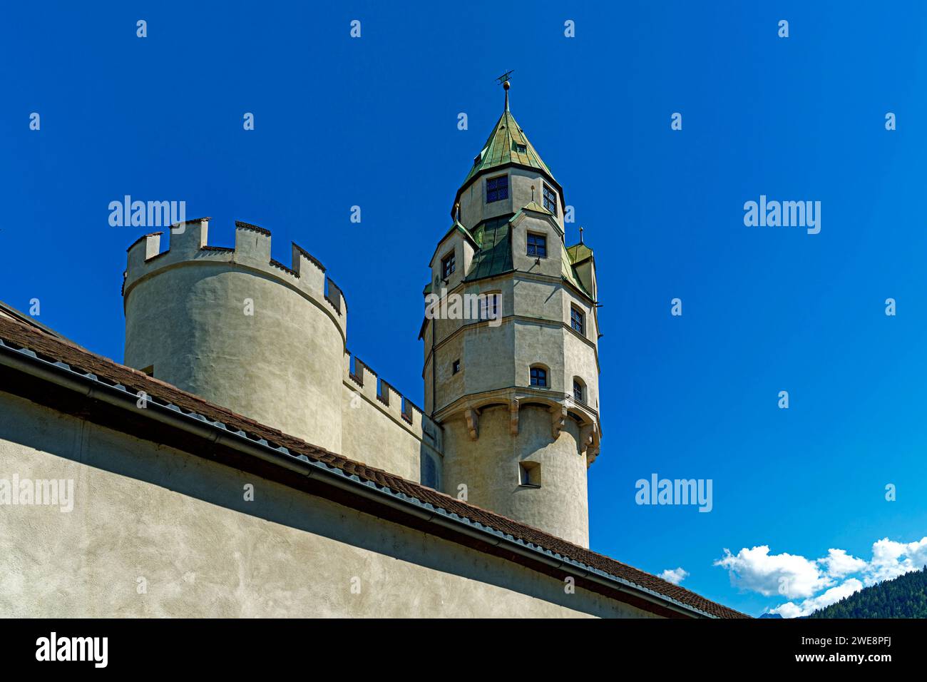 Burg Hasegg, Münzturm Stock Photo