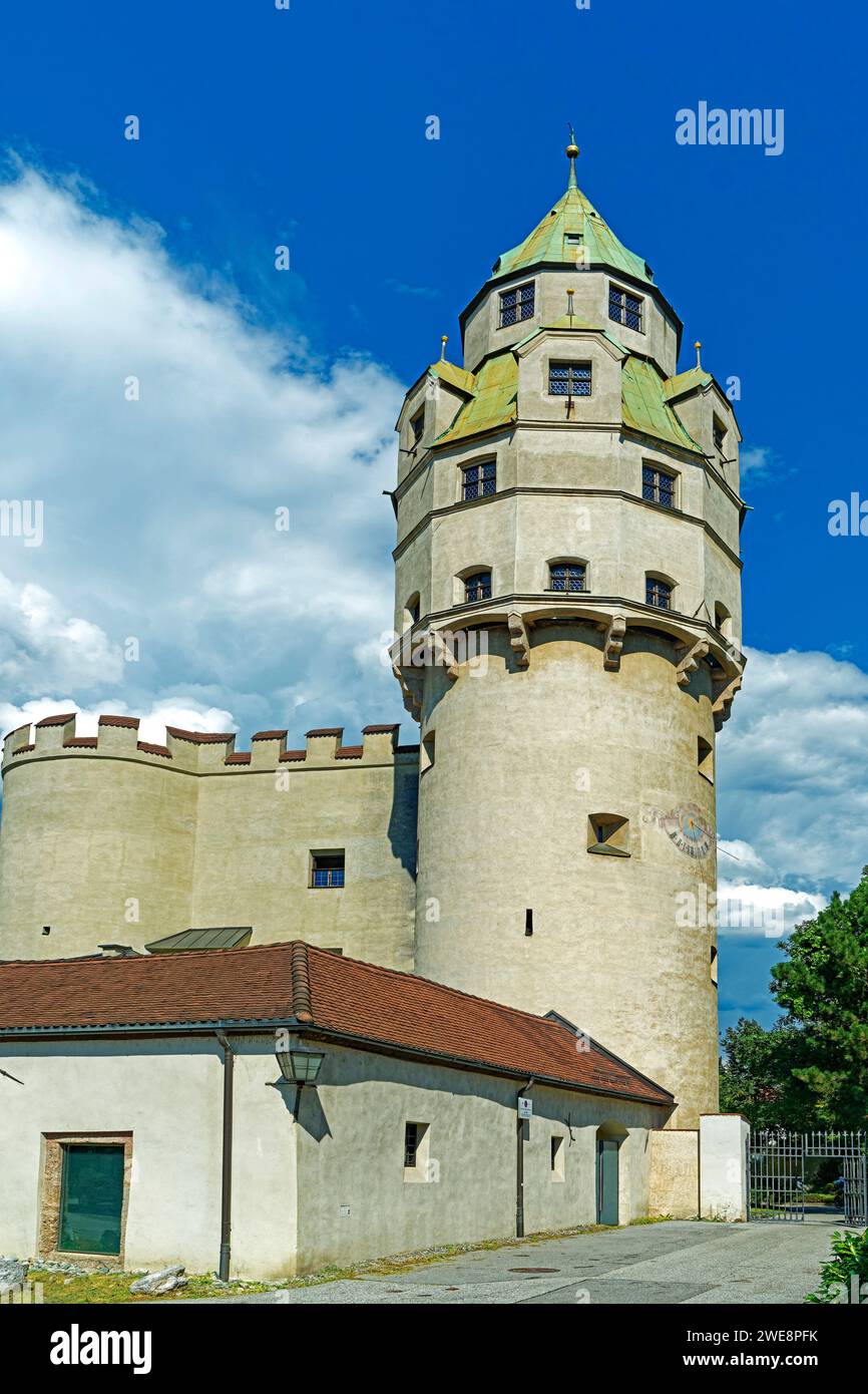 Burg Hasegg, Münzturm, Münzprägewerk Stock Photo