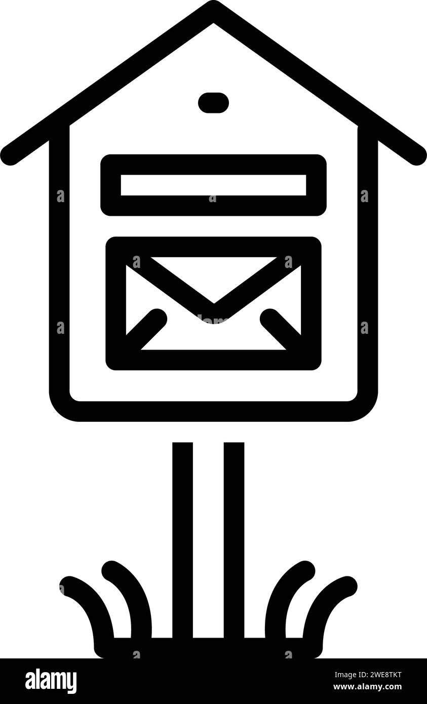 Icon for mail box Stock Vector Image & Art - Alamy