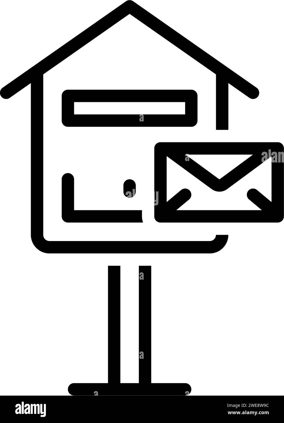Icon for mail box Stock Vector Image & Art - Alamy