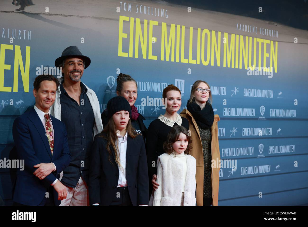 January 23, 2024, Berlin, Charlottenburg District Of The C, Germany: Berlin: World premiere of ''Eine Million Minuten'' at the Zoopalast. (Credit Image: © Simone Kuhlmey/Pacific Press via ZUMA Press Wire) EDITORIAL USAGE ONLY! Not for Commercial USAGE! Stock Photo