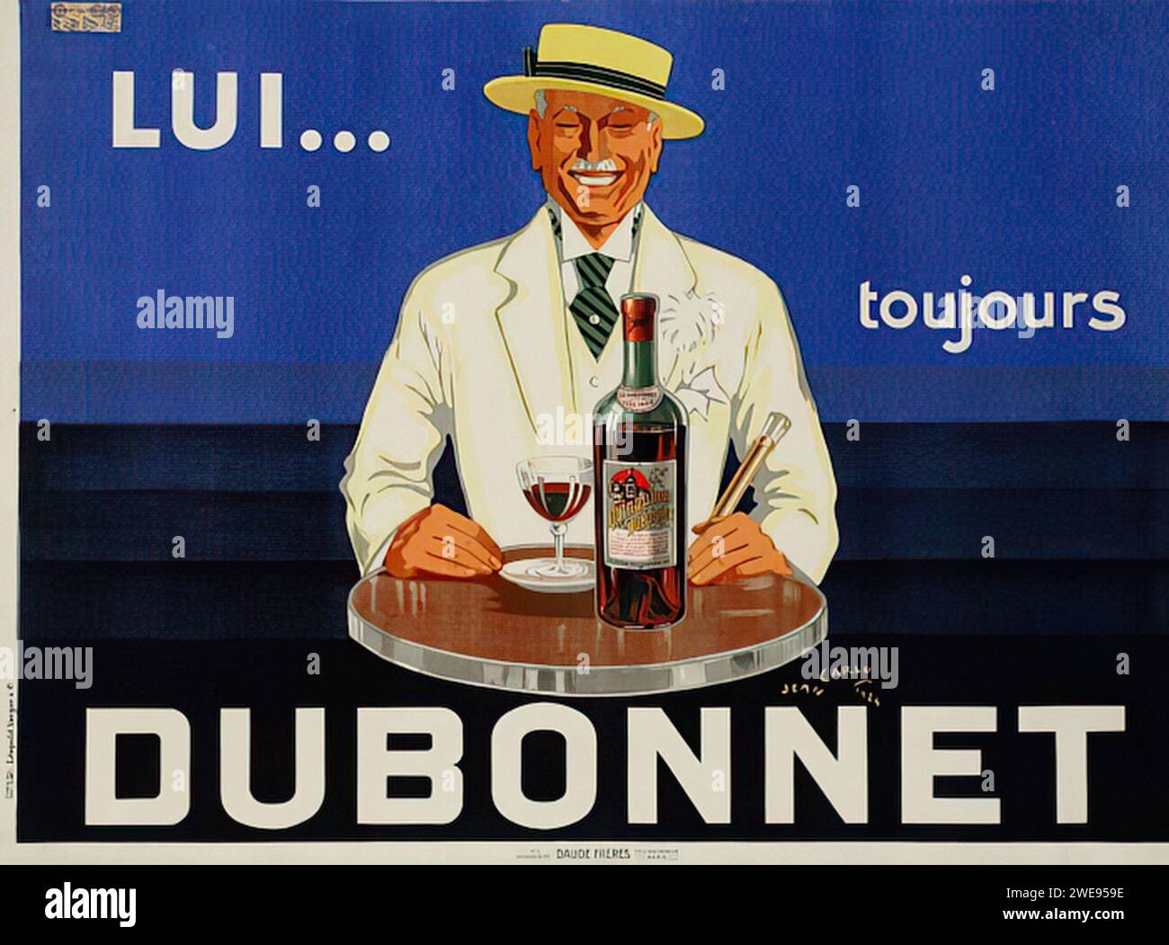 Affiche Vintage Dubonnet – 1981 – Par Chéret (Occasion)
