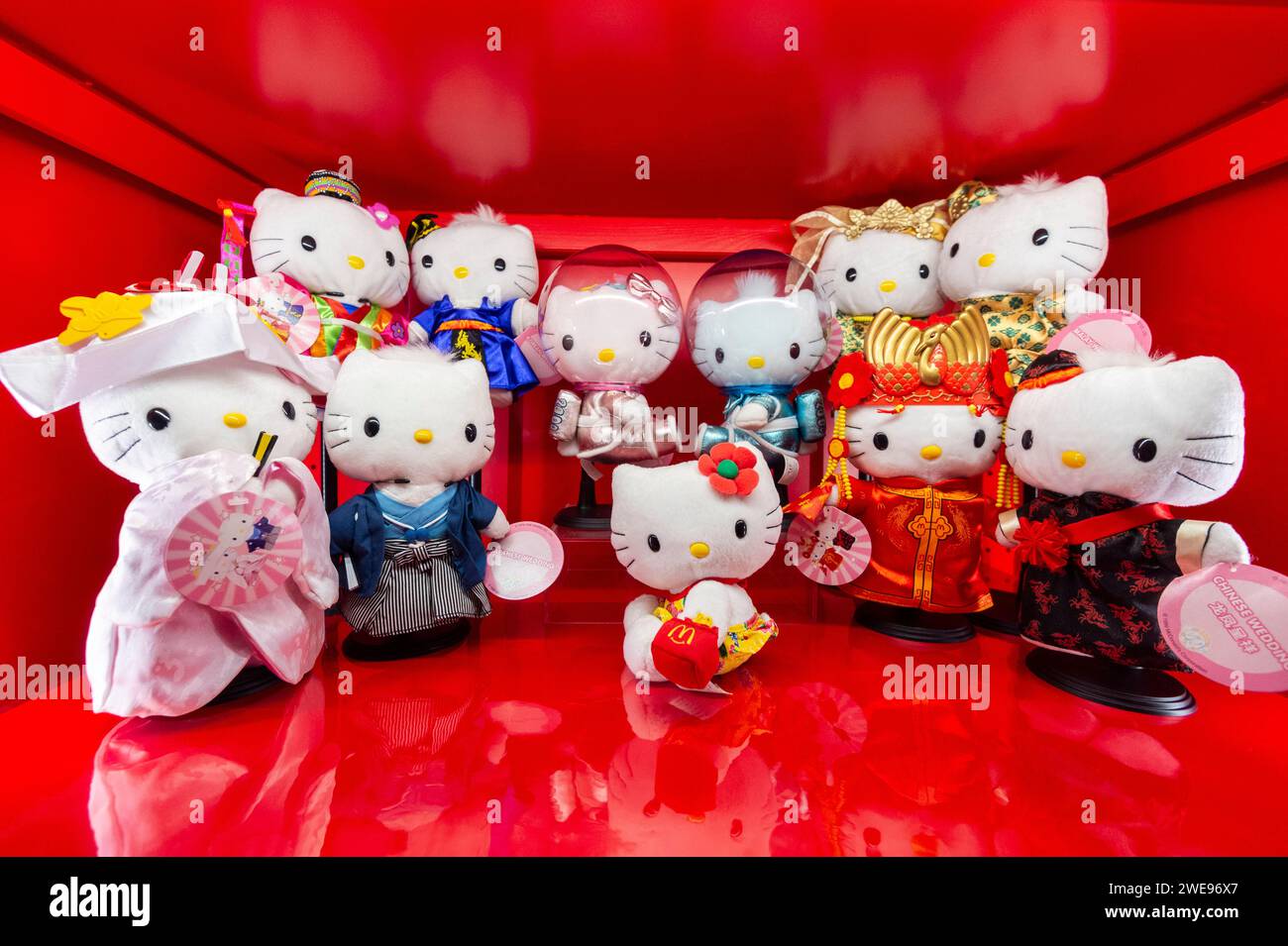 London, UK. 24 January 2024. 'Hello Kitty collection', 19762020s, by