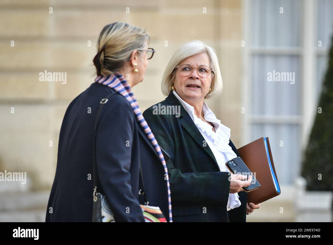 Paris, France. 24th Jan, 2025. French Labour, Health and Solidarities