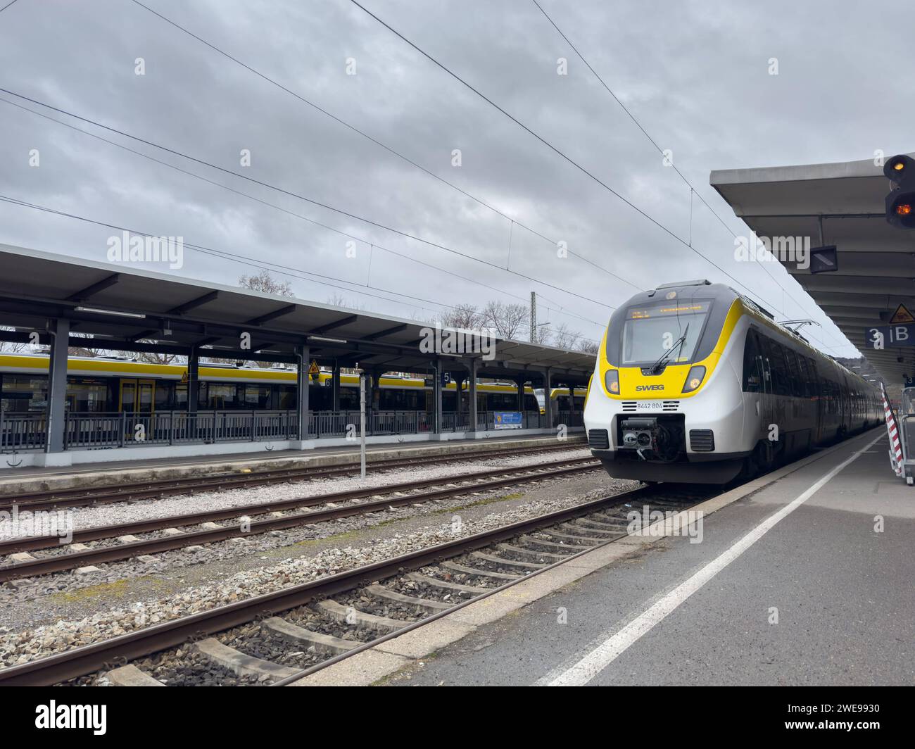 Tuebingen Die Lokfuehrergewerkschaft GDL Streikt, GDLSreik, Personenverkehr, Bahnstreik