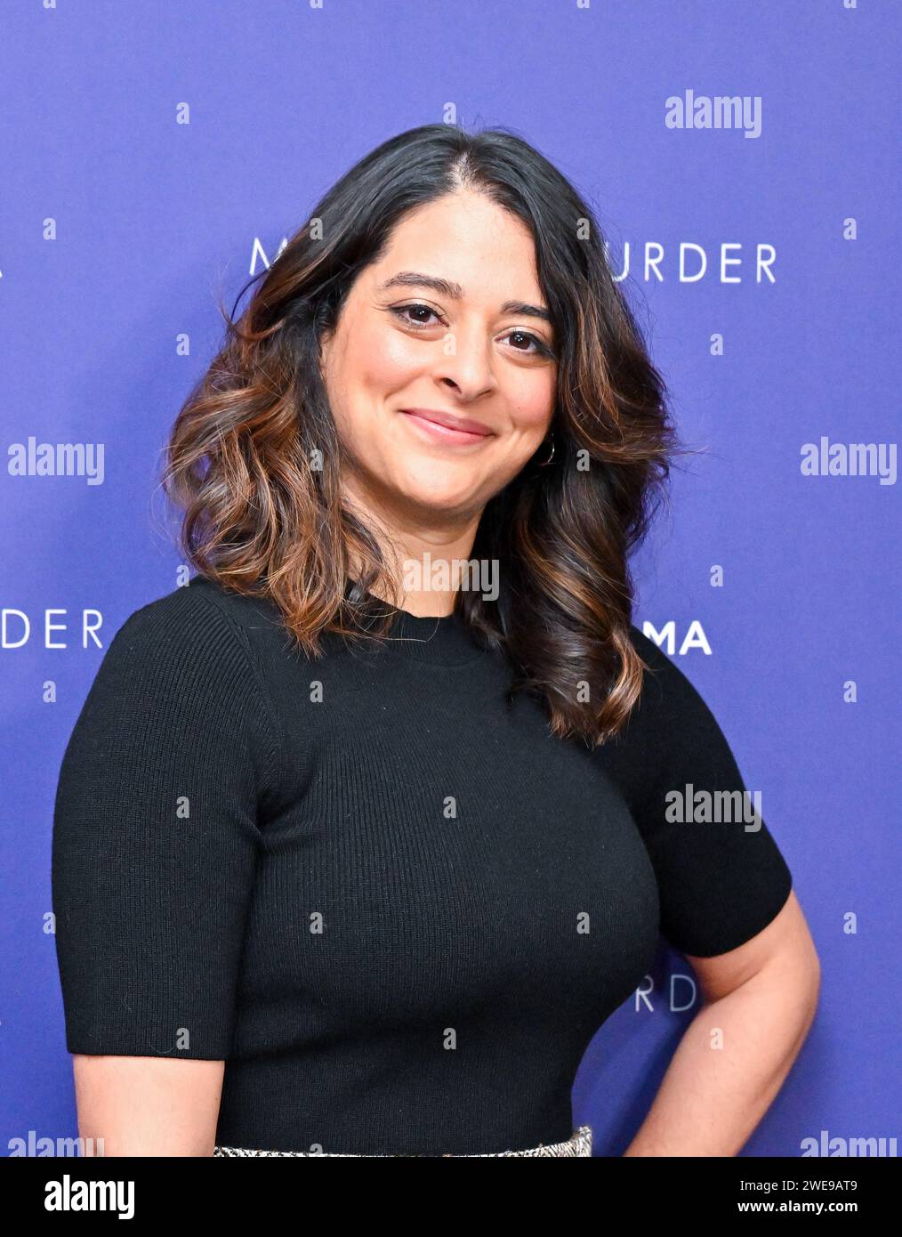 London, UK. 23rd Jan, 2024. Natalie Dew on the Red Carpet for the UKTV