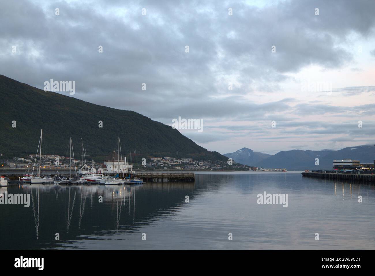 Tromso Harbour Stock Photo