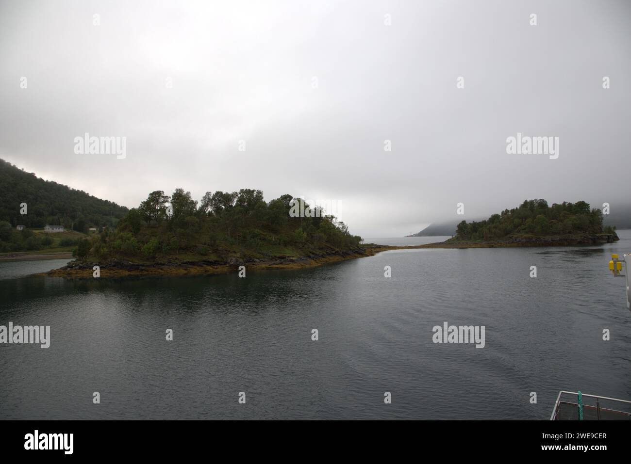 Tromsdalen fjord landscape Stock Photo