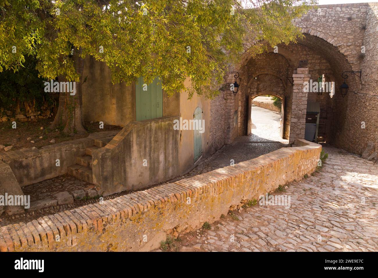 Interior looking towards the main front entrance gate of Fort Royal on