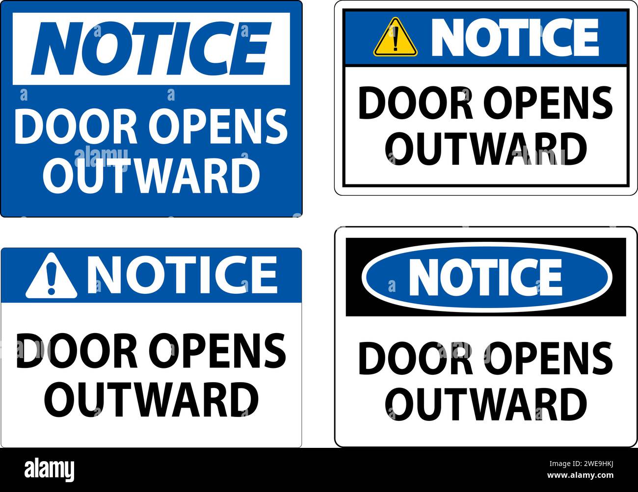 Closeup label notice danger Cut Out Stock Images & Pictures - Alamy