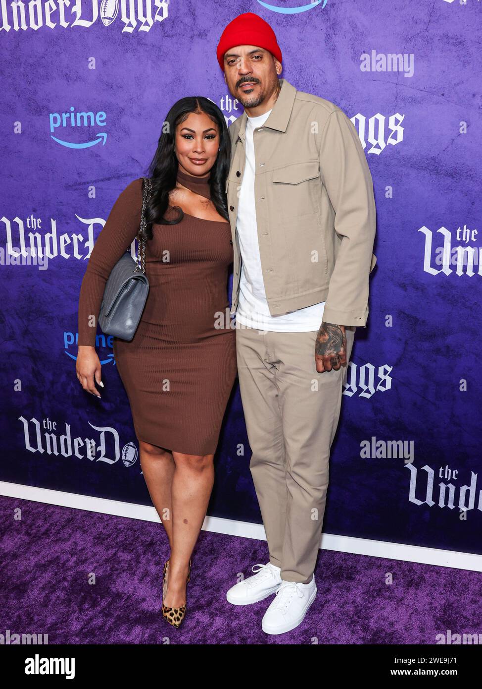 CULVER CITY, LOS ANGELES, CALIFORNIA, USA - JANUARY 23: Anansa Sims And