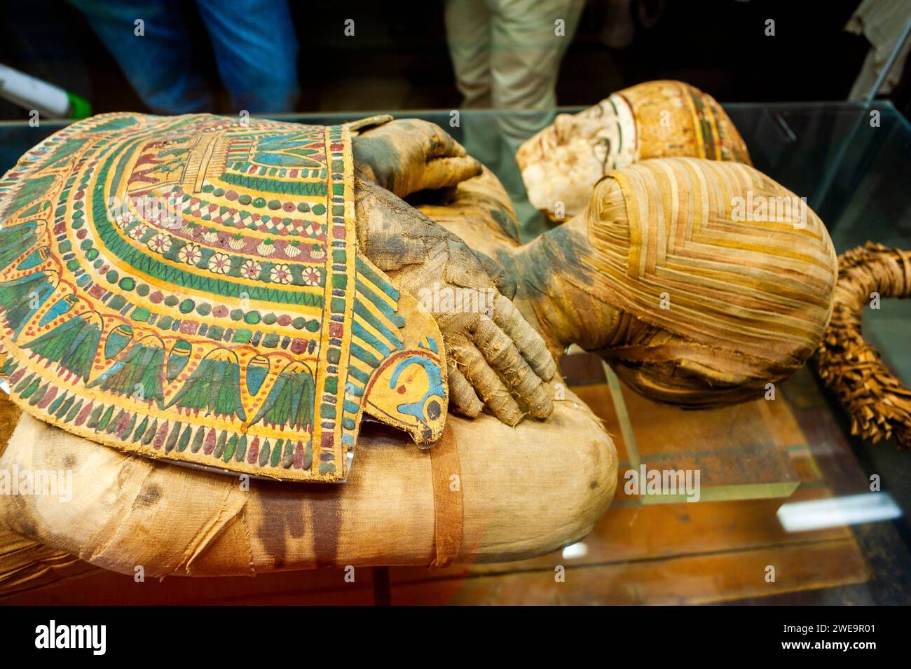 Paris, France, Close up, Ancient Egyptian Mummies, inside, Louvre