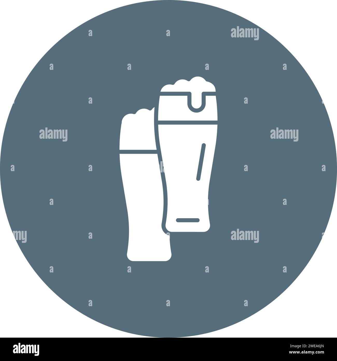 Beers icon vector image. Suitable for mobile application web application and print media. Stock Vector
