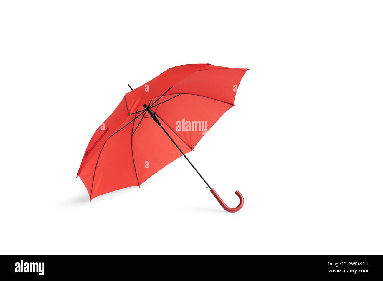 Opened umbrella isolated on white background with clipping path ...