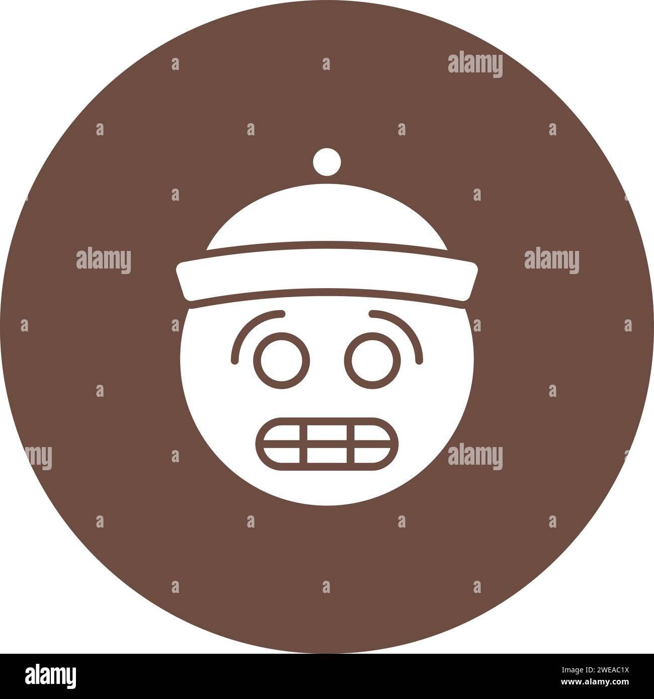 Cold Face icon vector image. Suitable for mobile application web ...