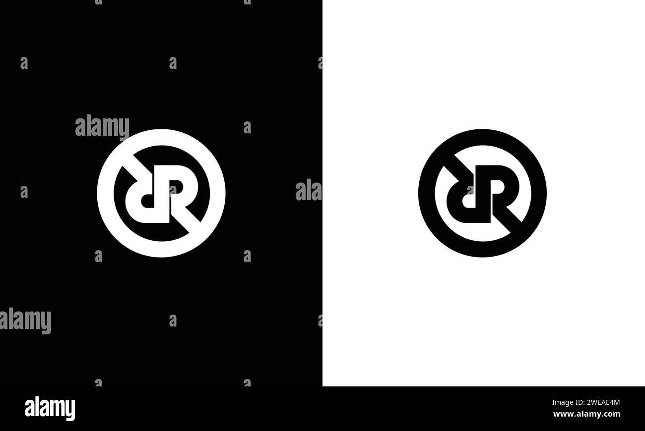 Elegant RR Letter Linked Monogram Logo Design Stock Vector Image & Art ...