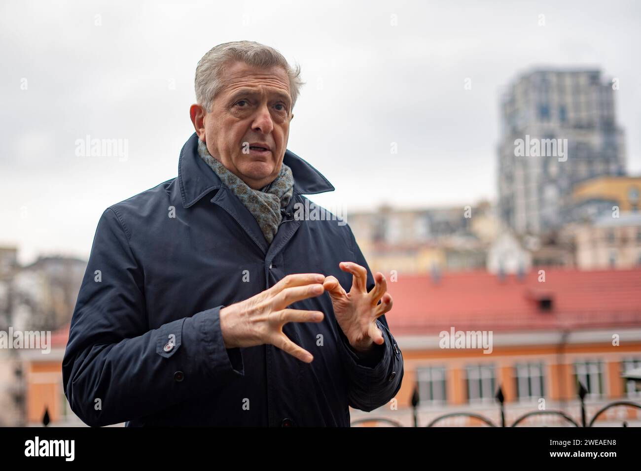 United Nations High Commissioner for Refugees Filippo Grandi speaks ...