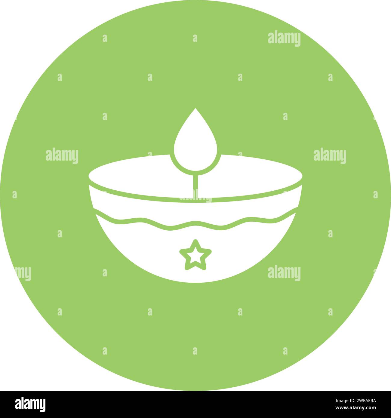 Diya Lamp icon vector image. Suitable for mobile application web application and print media. Stock Vector