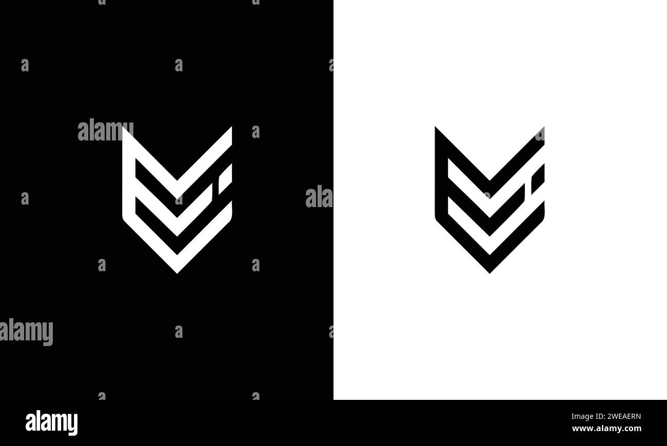 EI Letter Logo Design Vector Template. Alphabet Initial Letter EI Logo Design. Stock Vector