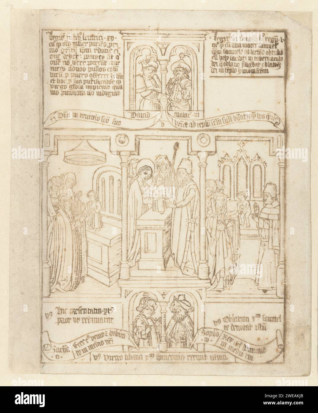 Presentation of Christ, Anonymous, 1460 - 1480 print Presentation with ...