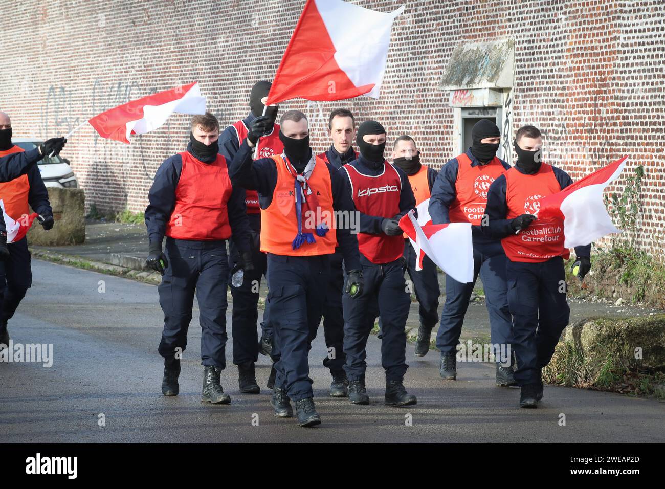 France 24th Jan 2024 PHOTOPQR VOIX DU NORD Alexis Christiaen 24   France 24th Jan 2024 Photopqrvoix Du Nordalexis Christiaen 24012024 Le 24012024 Loos Exercice Securite Pr Jo De Paris 2024 Par La Ddsp Loos France Jan 24th 2024 Pre Olympic Safety Exercise By The Police Credit Maxpppalamy Live News 2WEAP2D 