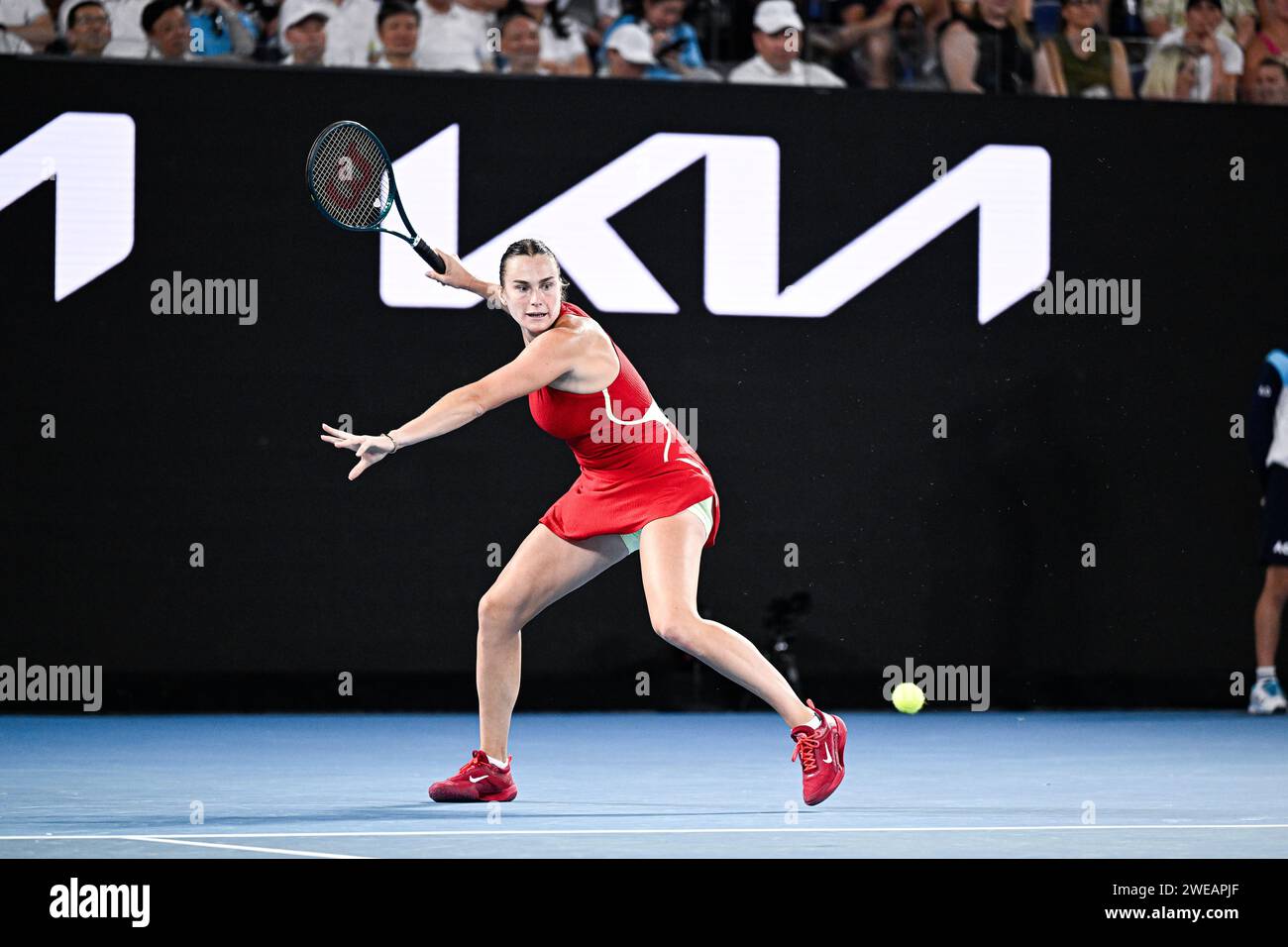 Paris, France. 23rd Jan, 2024. Aryna Sabalenka During The Australian ...