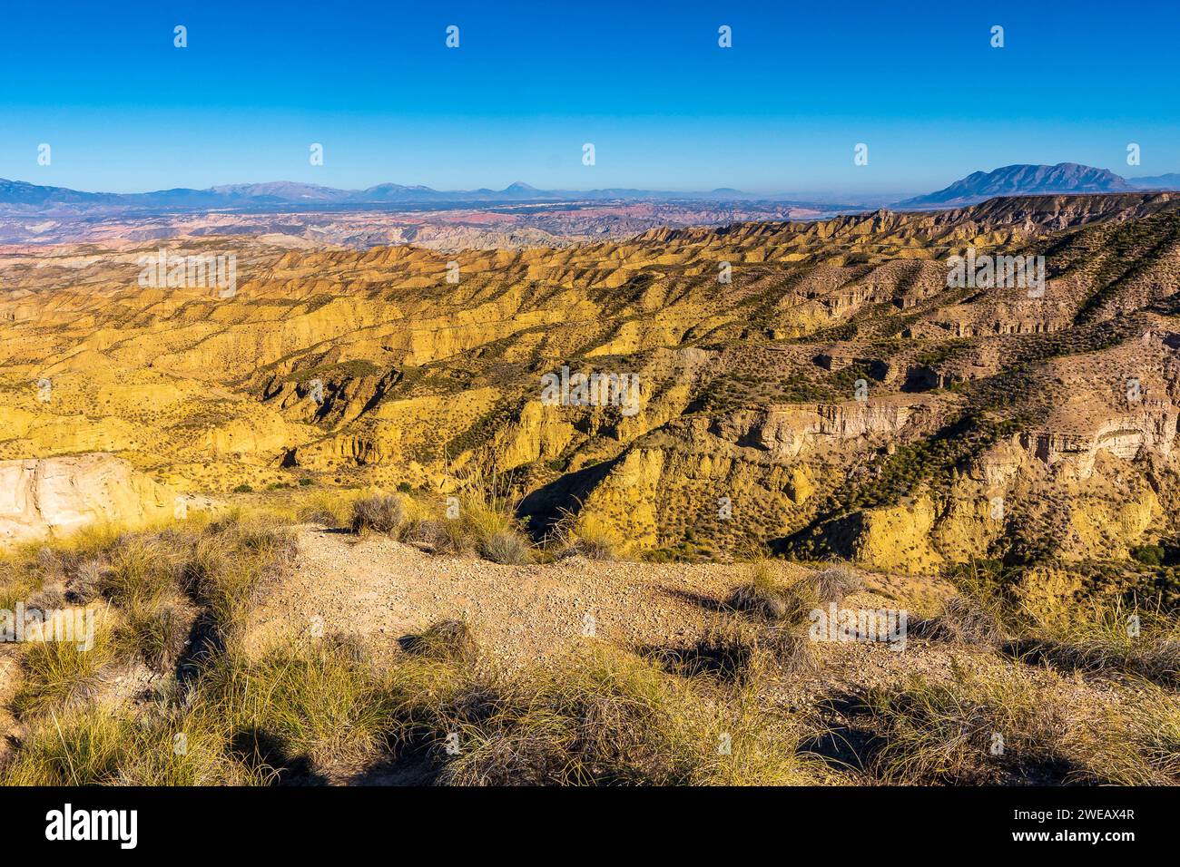 Gorafe Desert (Spain) Stock Photo