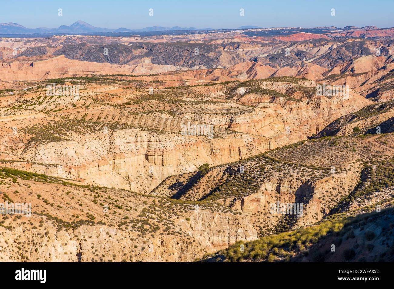 Gorafe Desert (Spain) Stock Photo
