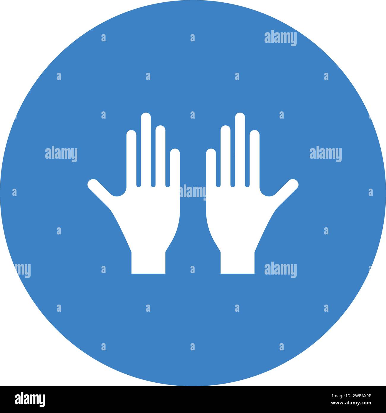 Glove icon vector image Stock Vector Image & Art - Alamy