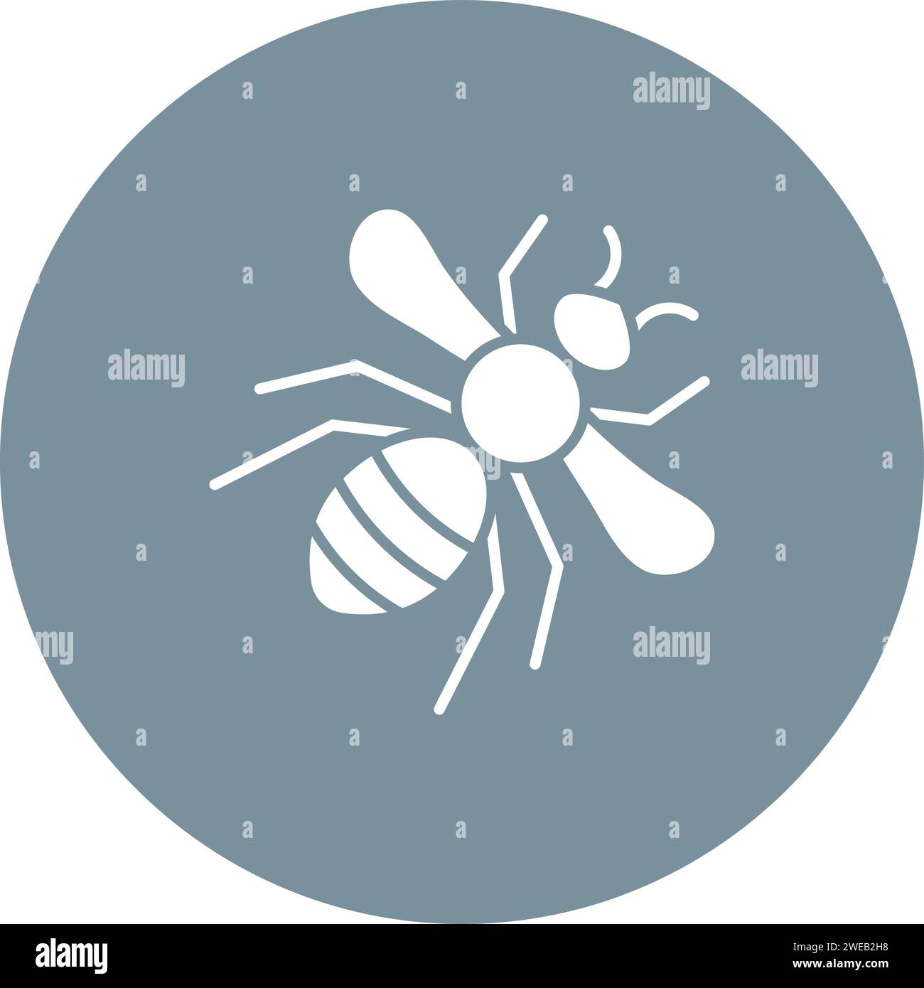 Honeybee icon vector image Stock Vector Image & Art - Alamy