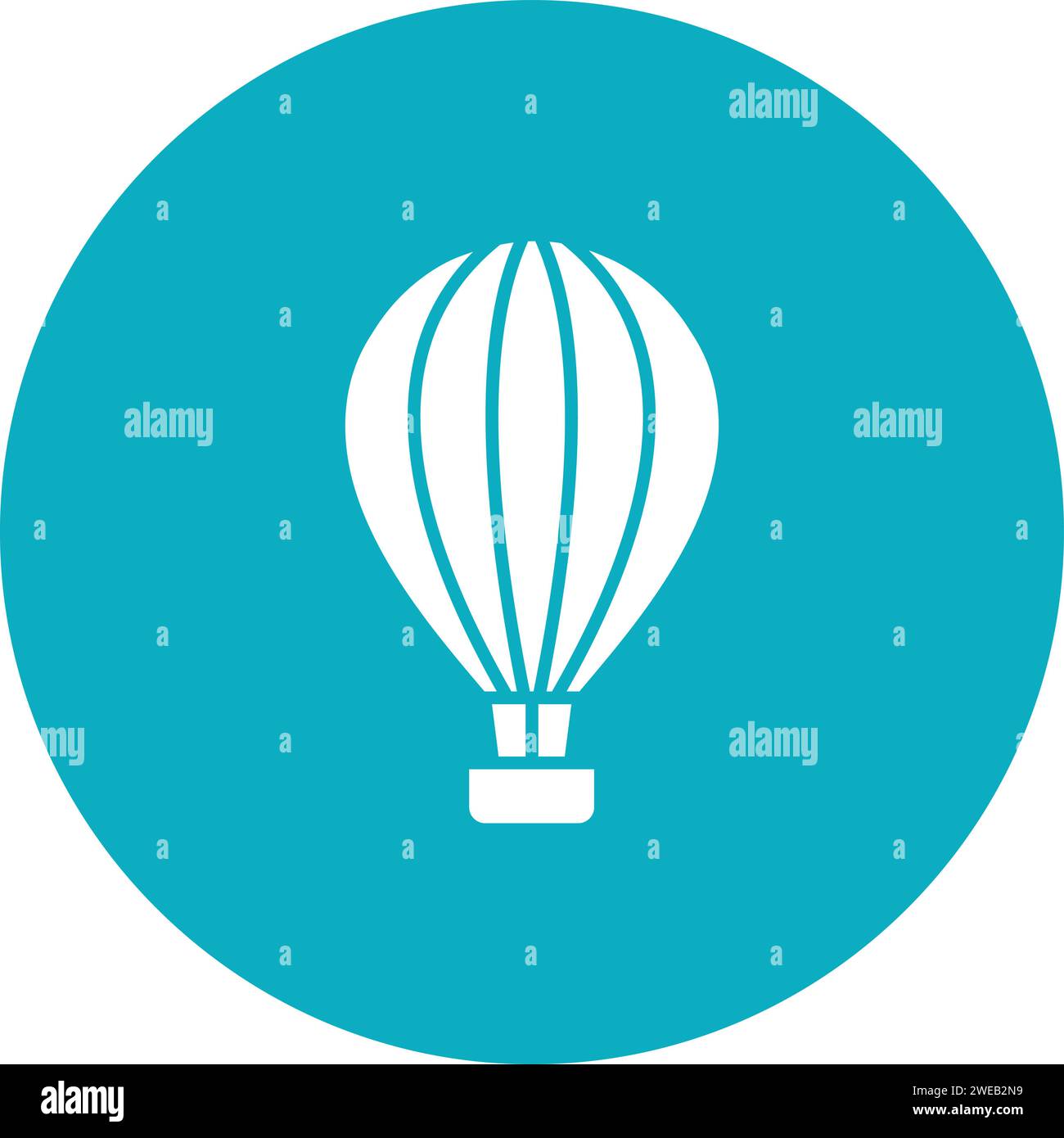 Hot Air Balloon icon vector image Stock Vector Image & Art - Alamy