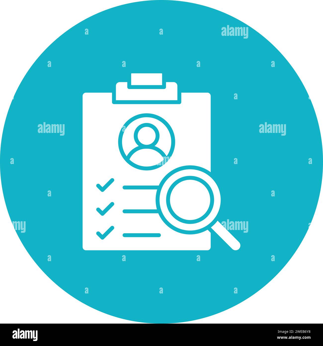 Job Analysis icon vector image. Stock Vector