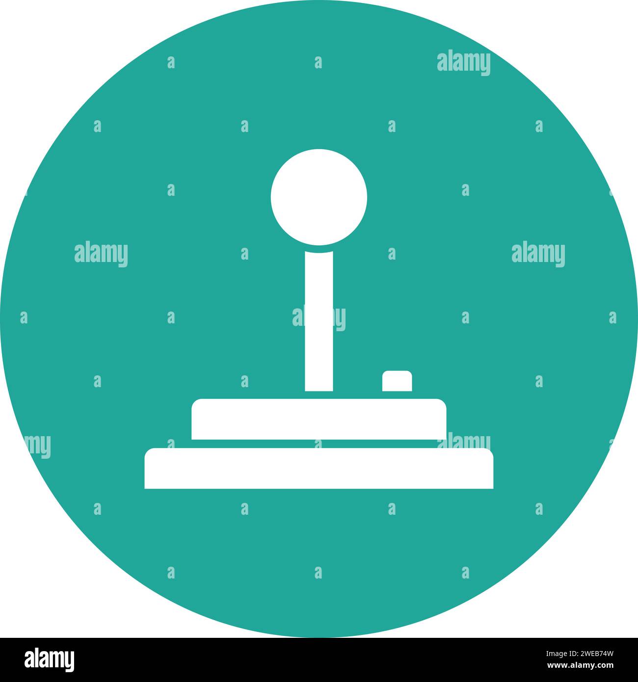 Joystick icon vector image Stock Vector Image & Art - Alamy