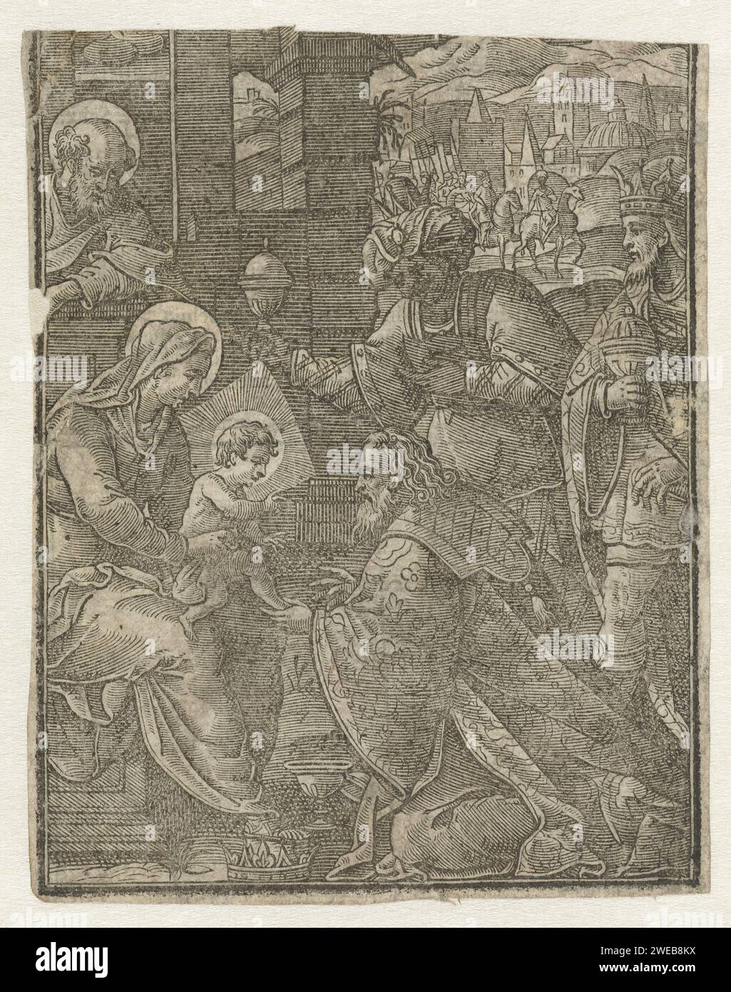無料クーポン配布 アプリ Joseph lap, his on child  Christ the with Mary print 1550 - 1500 Anonymous, Kings, the of Adoration behind of adoration paper Germany worshiped.  child the gifts, with kings three The her. 洋画・外国映画