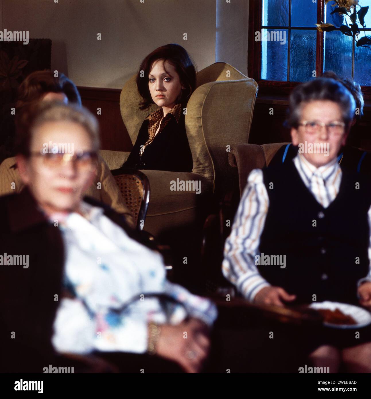 Depressionen, Fernsehfilm, Deutschland 1975, Regie: Herbert Vesely, Darsteller: Doris Kunstmann Stock Photo