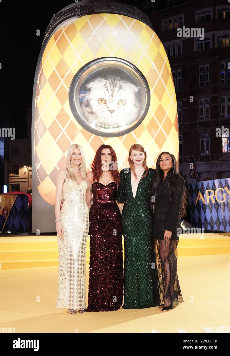 Dua Lipa, Bryce Dallas Howard, Ariana DeBose, and Claudia Schiffer arrive for the world premiere of Argylle at the Odeon Luxe in London. Picture date: Wednesday January 24, 2024 Stock Photo - Alamy Dua Lipa, Bryce Dallas Howard, Ariana DeBose, and Claudia Schiffer arrive for the world premiere of Argylle at the Odeon Luxe in London. Picture date: Wednesday January 24, 2024 Stock Photo - Alamy