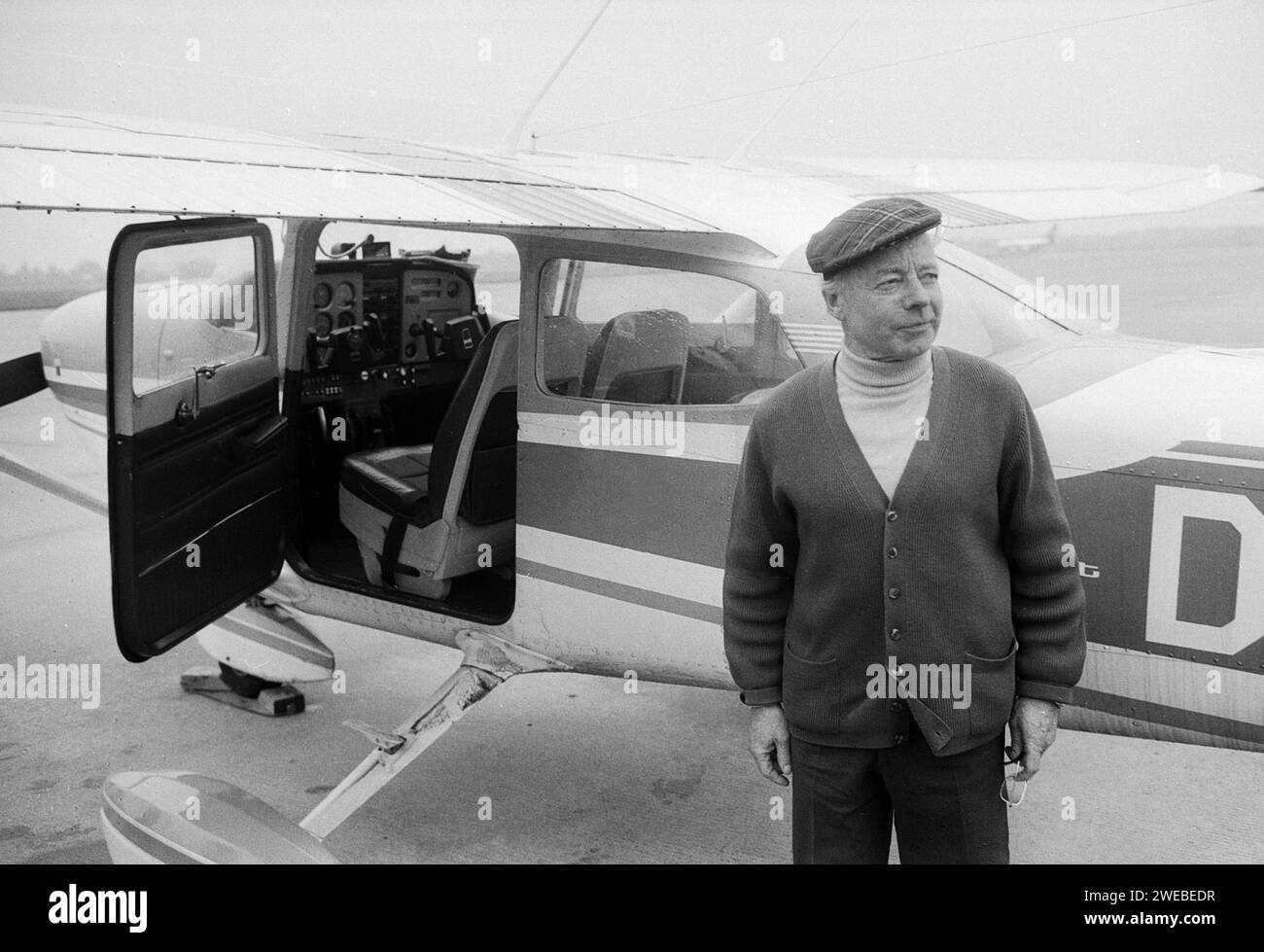 Cessna flugzeug Black and White Stock Photos & Images - Alamy