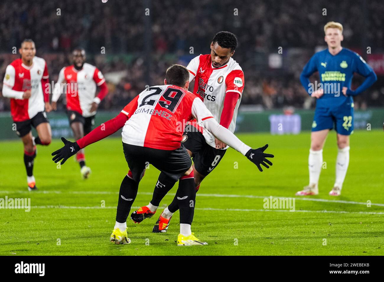 Rotterdam, Netherlands. 24th Jan, 2024. Rotterdam Quinten Timber of