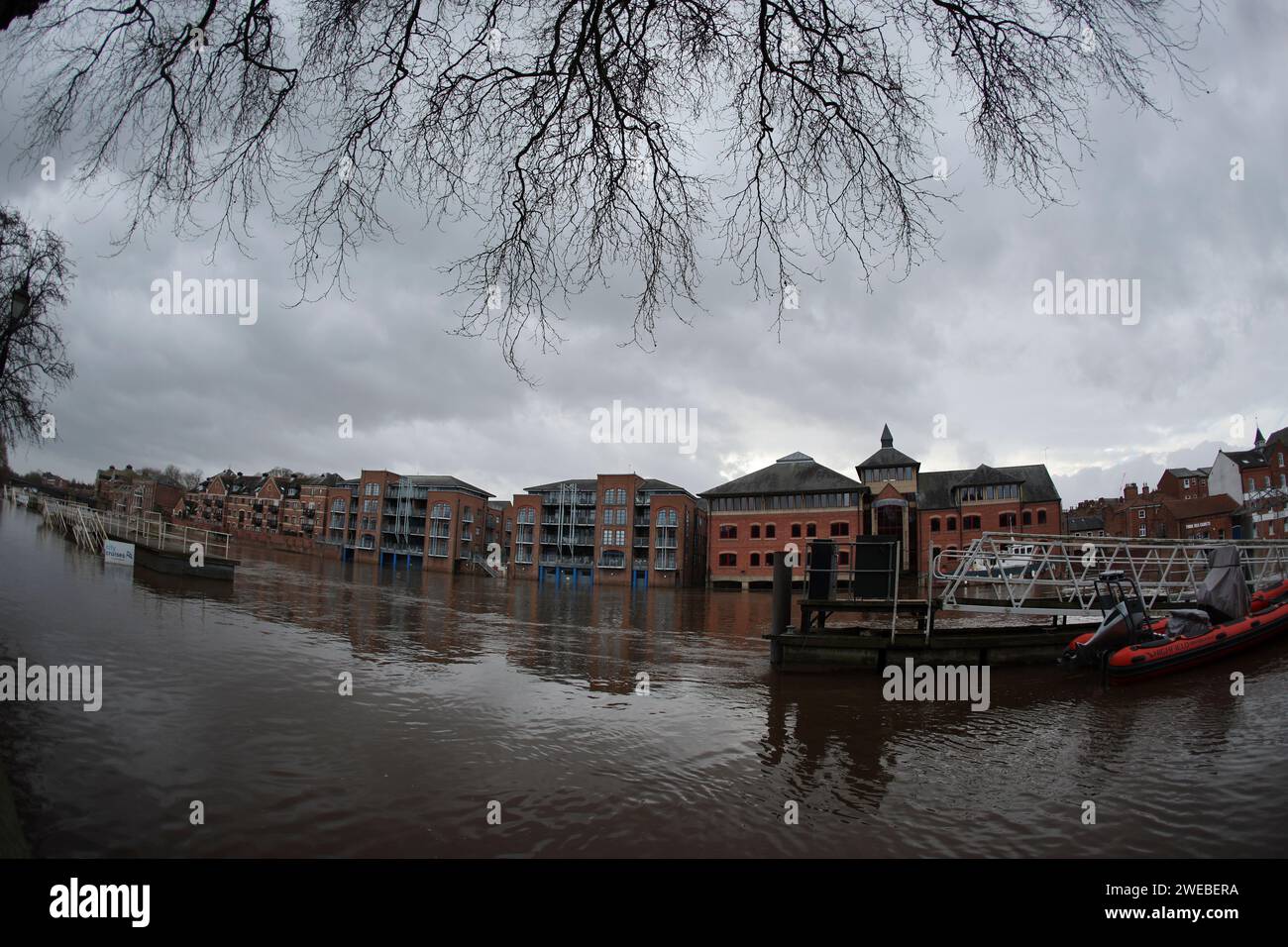 York, UK. 24th Jan, 2024. York City Center, North Yorkshire, 24th