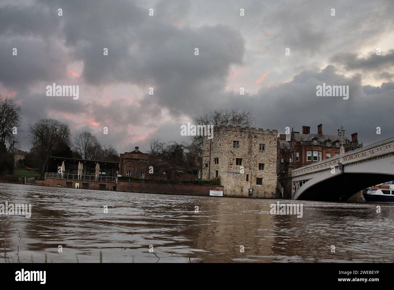 York, UK. 24th Jan, 2024. York City Center, North Yorkshire, 24th