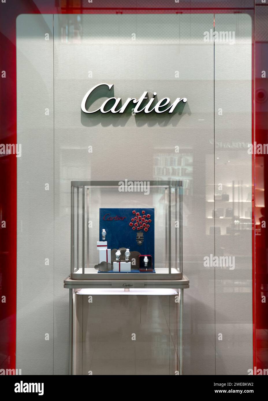 Cartier jewelry display hi-res stock photography and images