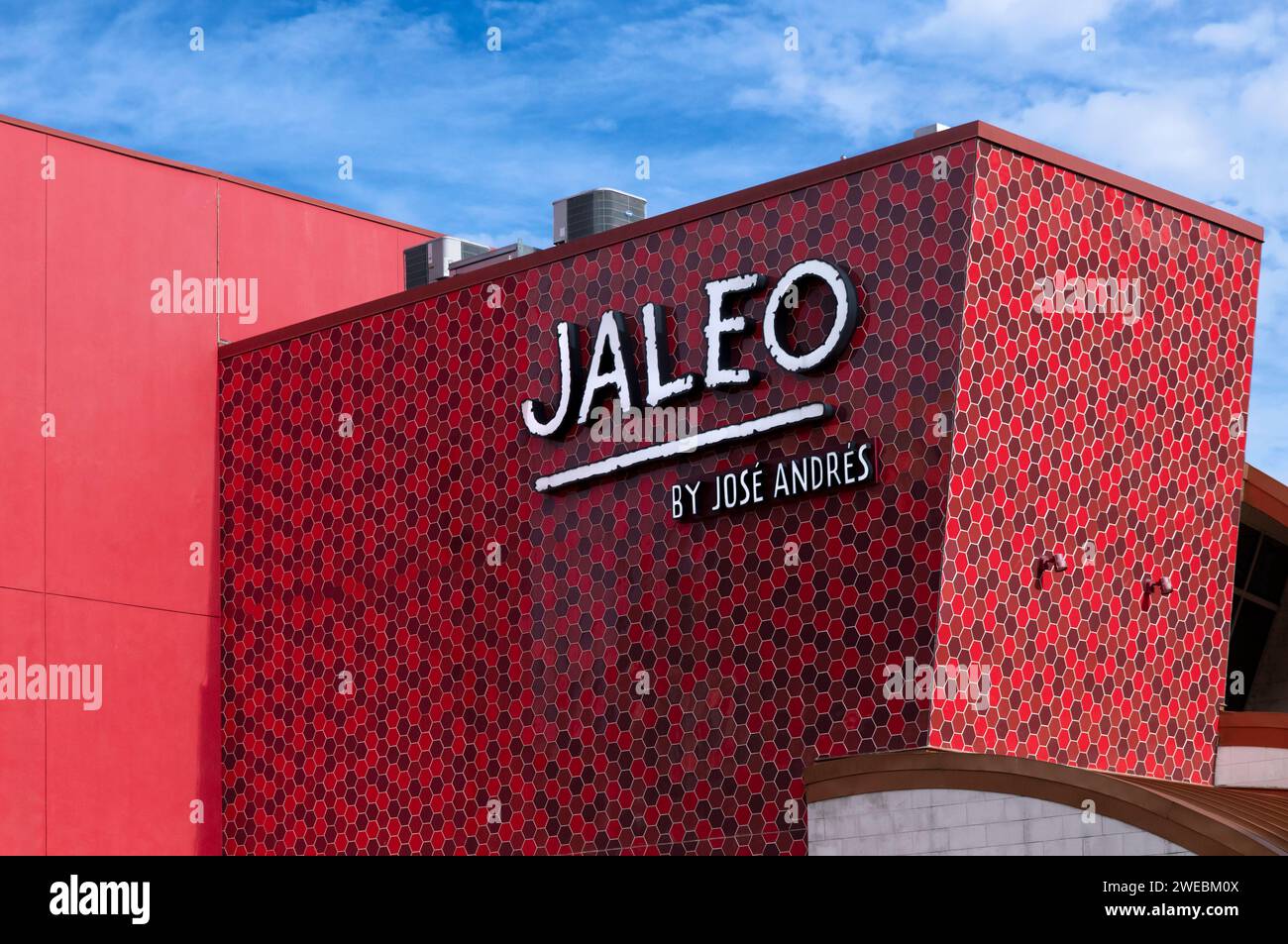 Jaleo by Jose Andres spanish restaurant at Disney Springs. Stock Photo