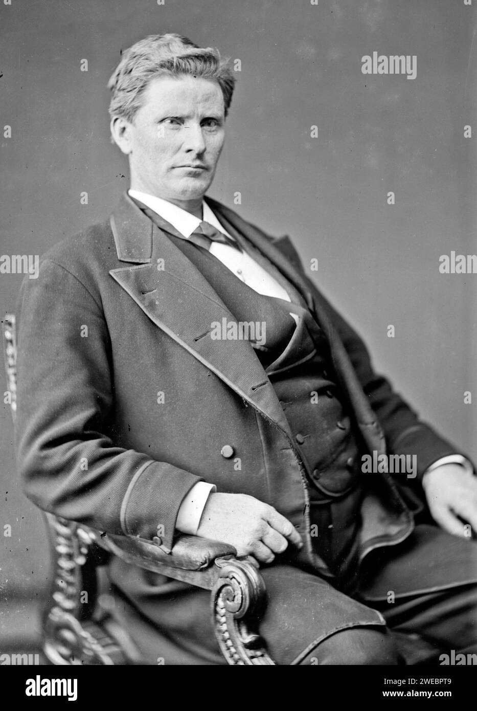 Charles Jones, Charles William Jones (1834 – 1897) American politician. Stock Photo