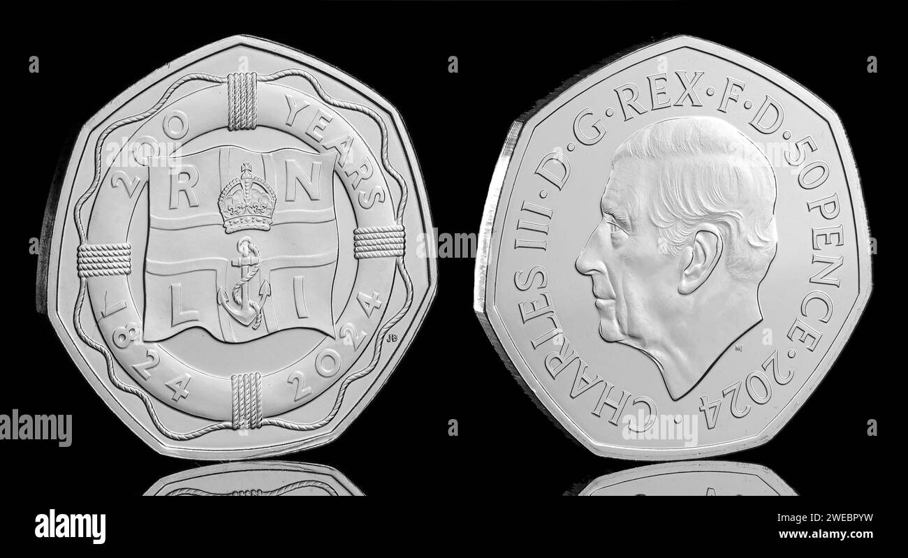 2025 50p to commemorate 200 years of the Royal National Lifeboat